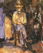 Paul Cezanne tuinman painting